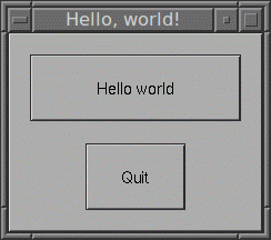 Window of second examples program